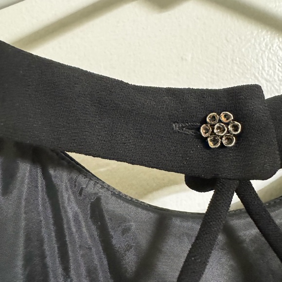 Vintage Evan Picone  Elegant Black Maxi Dress - Picture 4 of 8